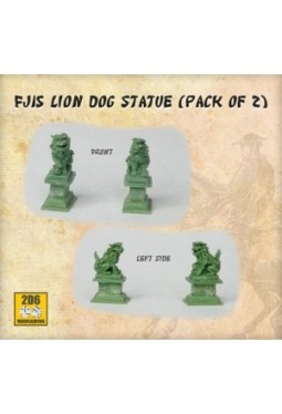 Lion Dogs pair 2d6FJ15